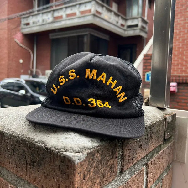 [BUNJANG] Vintage U.S.S. Mahan Mesh Cap Hat / 빈티지 U.S.S. MAHAN 매쉬 모자 캡 y18895