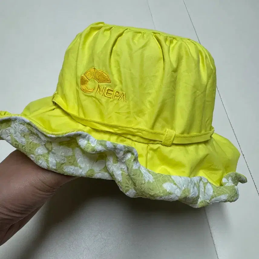 [BUNJANG] Nepa Women's Mesh-Lined Flower Bucket Hat / (상태SS) 네파 여성용 메쉬안감 플라워 기능성 버킷햇