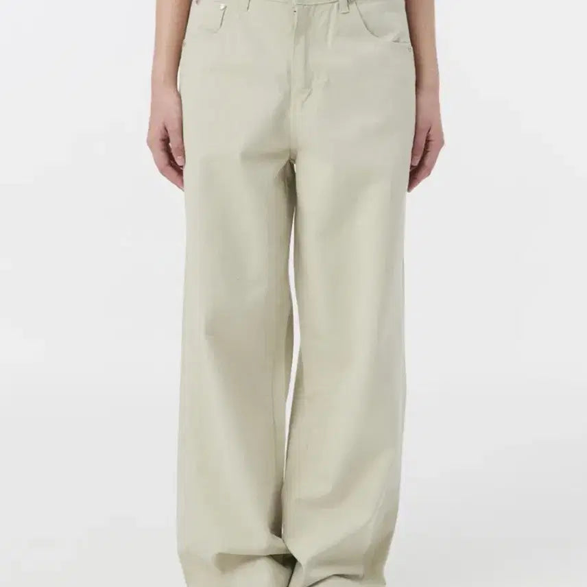 [BUNJANG] Ohecio Cotton Pants Light Beige / 오헤시오 코튼 팬츠 라이트 베이지