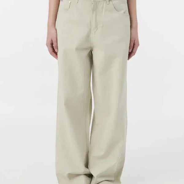 [BUNJANG] Ohecio Cotton Pants Light Beige / 오헤시오 코튼 팬츠 라이트 베이지