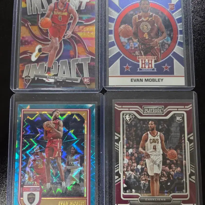 [BUNJANG] NBA Evan Mobley Rookie Card 4-Set / nba 에반 모블리 농구 루키 카드 4종 세트