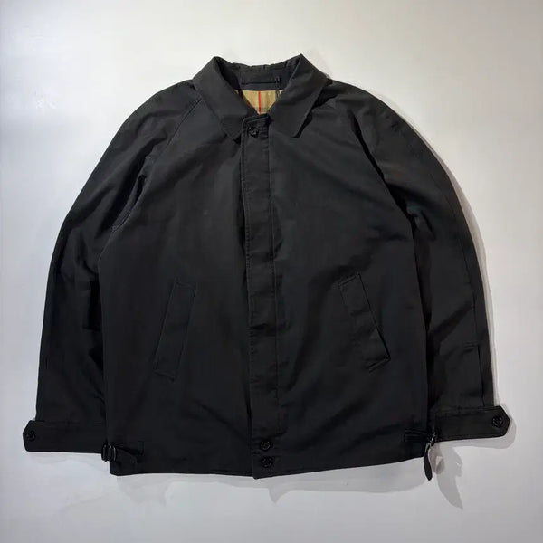 [BUNJANG] Burberry London Black Nova Check Harrington Jacket / 버버리 런던 블랙 노바체크 해링턴 자켓