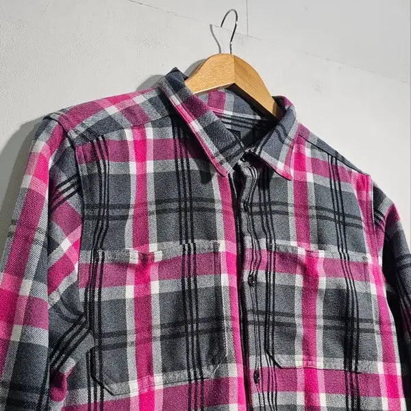 [BUNJANG] Heavy Cotton Checkered Shirt / 헤비코튼 체크셔츠 L