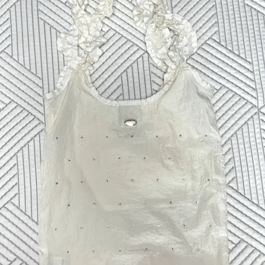 [BUNJANG] Niko and... White Cubic Tote Bag / 니코앤드 화이트 큐빅 토트백 미착용 새상품