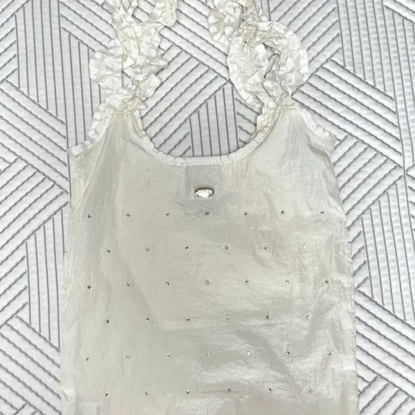 [BUNJANG] Niko and... White Cubic Tote Bag / 니코앤드 화이트 큐빅 토트백 미착용 새상품