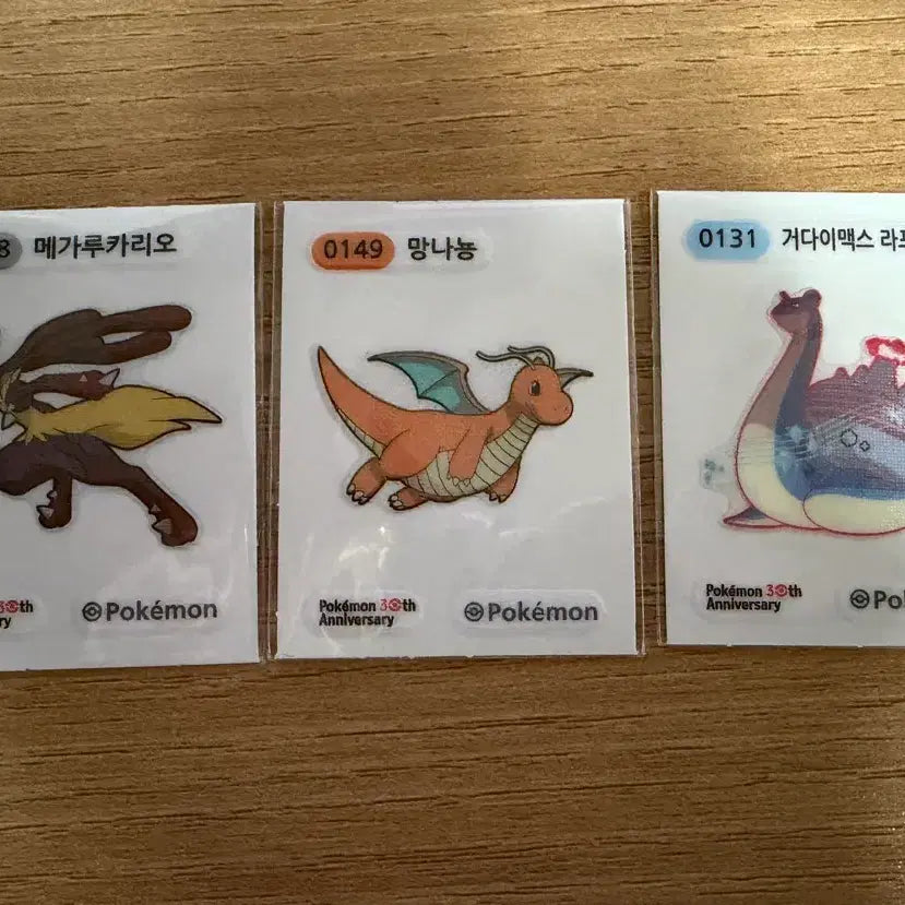 [BUNJANG] Pokemon Stickers Bundle Set / 포켓몬 띠부씰 일괄