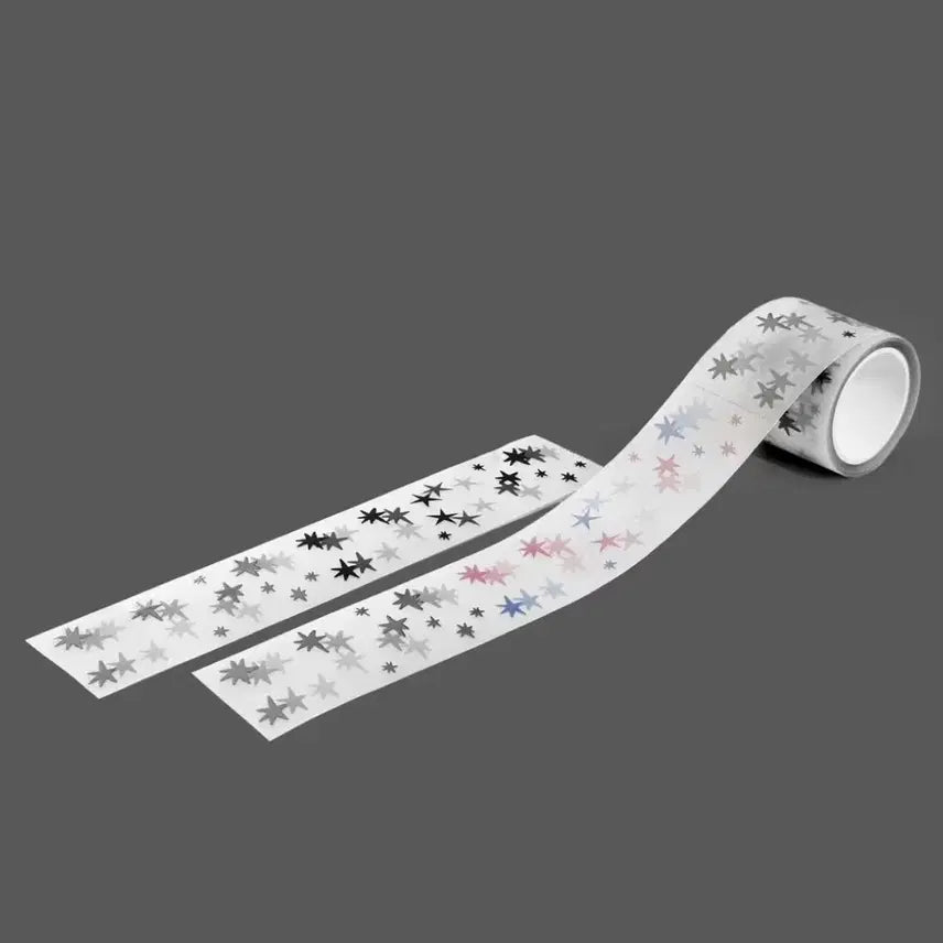 [BUNJANG] Glen Silver Etching Kiss Cut Tape / 글렌 은박잔상 키스컷
