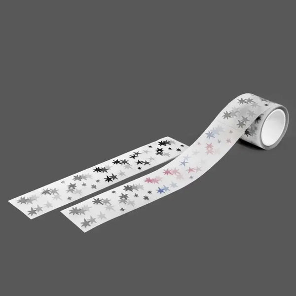 [BUNJANG] Glen Silver Etching Kiss Cut Tape / 글렌 은박잔상 키스컷