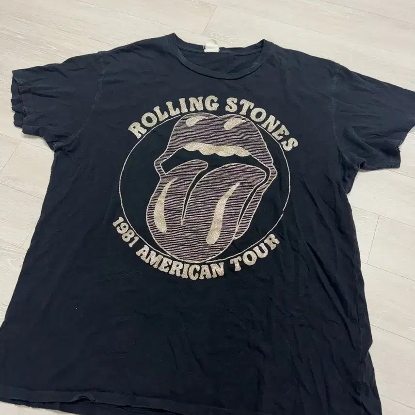 [BUNJANG] Madeone Rolling Stones 1981 American Tour T-Shirt / 메이드원 롤링스톤즈 1981 아메리칸 투어 반팔 티셔츠