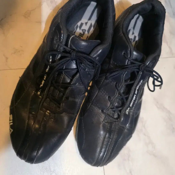 [BUNJANG] FILA Badminton Tennis Shoes Navy / 270. 휠라  배드민트화 .테니스 운동화 남색