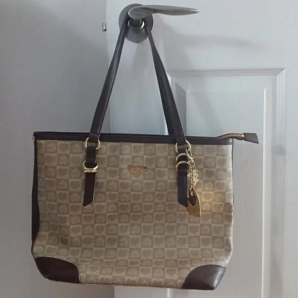 [BUNJANG] Lovcat Heart Women's Shoulder Bag (Tote Bag) / 러브켓 하트 여성숄더백(토트백)