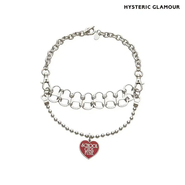 [BUNJANG] Hysteric Glamour Girl Punk Chain Necklace / 히스테릭 글래머 걸펑크 체인목걸이