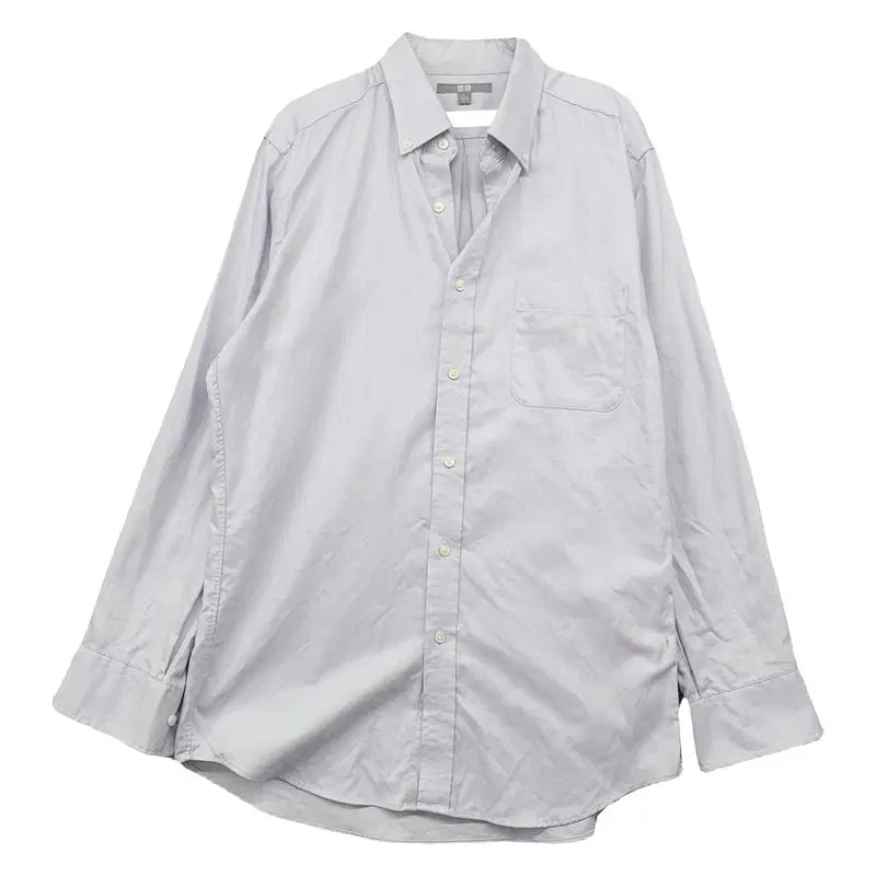 [BUNJANG] Uniqlo Light Blue Shirt L / 유니클로 라이트 블루 셔츠 L