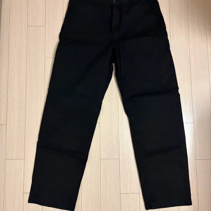 [BUNJANG] Carhartt Black Cotton Pants / 칼하트 블랙 면바지