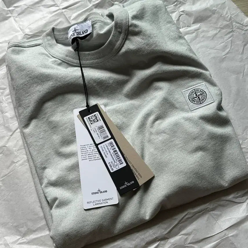 [BUNJANG] Stone Island Reflective Garments Lamination 26ss T-Shirt / 스톤아일랜드 리플렉티브 가먼츠 라미네이션 26ss 새상품