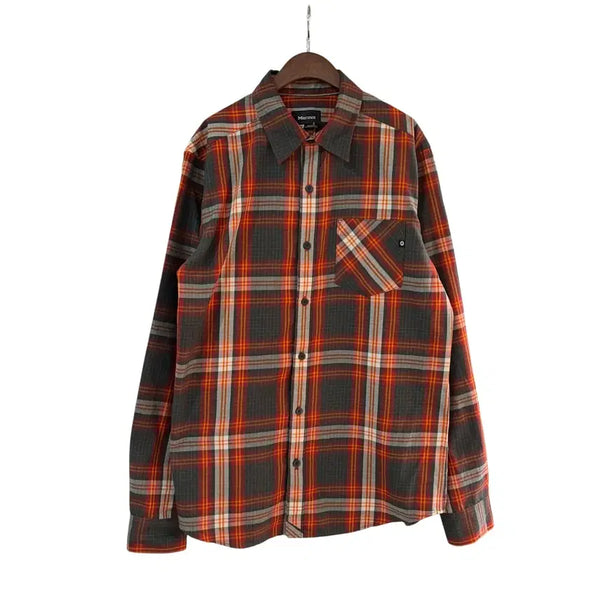 [BUNJANG] Marmot One Pocket Multicolor Check Shirt (Size M) / 마모트 원포켓 멀티컬러 체크 셔츠 M 정품