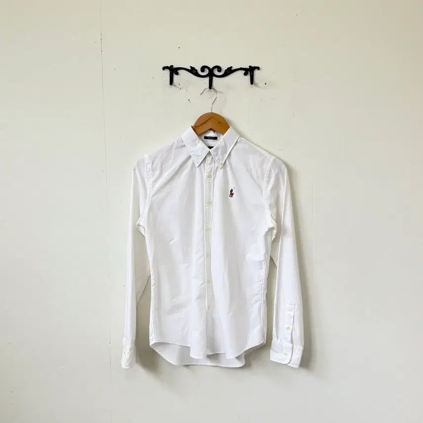 [BUNJANG] Polo Oxford White Shirt / 폴로 옥스포드 화이트 셔츠