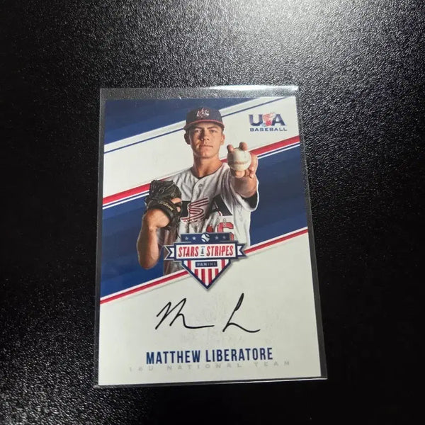 [BUNJANG] USA Baseball Matthew Liberatore Limited Edition Autographed Card / USA 베이스볼 매튜 리버라토레 한정 친필사인 카드
