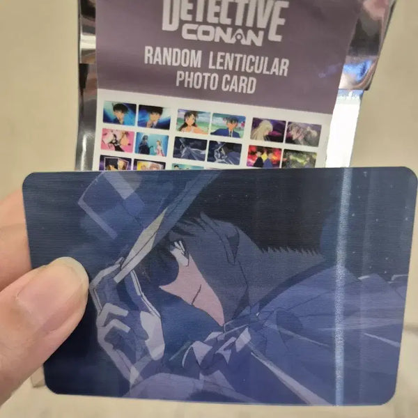 [BUNJANG] Detective Conan Random Lenticular Photocard Opening/Ending Ver. 2 (Kaito Kid) / 명탐정 코난 랜덤 렌티큘러 포토카드 오프닝/엔딩 ver2(괴도 키드)