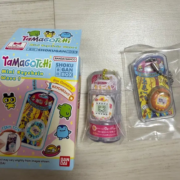 [BUNJANG] Tamagotchi Mini Keychain Wave 1 Mascot Charm Bundle Set / 다마고치 미니 키체인 웨이브 1  + 패키지 마스코트 참 일괄