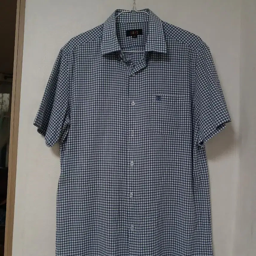 [BUNJANG] Daks Check Short Sleeve Shirt Size 100 / 닥스 체크 반팔 셔츠 100