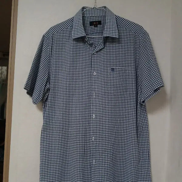 [BUNJANG] Daks Check Short Sleeve Shirt Size 100 / 닥스 체크 반팔 셔츠 100