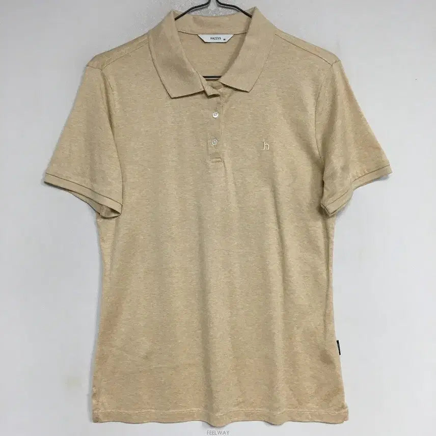 [BUNJANG] Hazzys Ladies Mélange PK T-Shirt Size 90 / 23 헤지스 레이디스 멜란지 PK 티셔츠 90