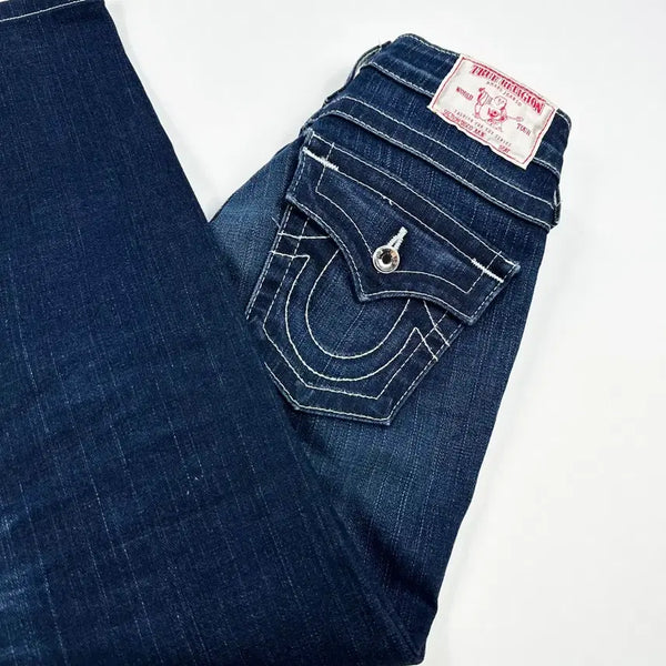 [BUNJANG] True Religion USA Slim Denim Pants (Size 24) / 트루릴리전 USA 슬림 데님팬츠 (24인치 여성추천)