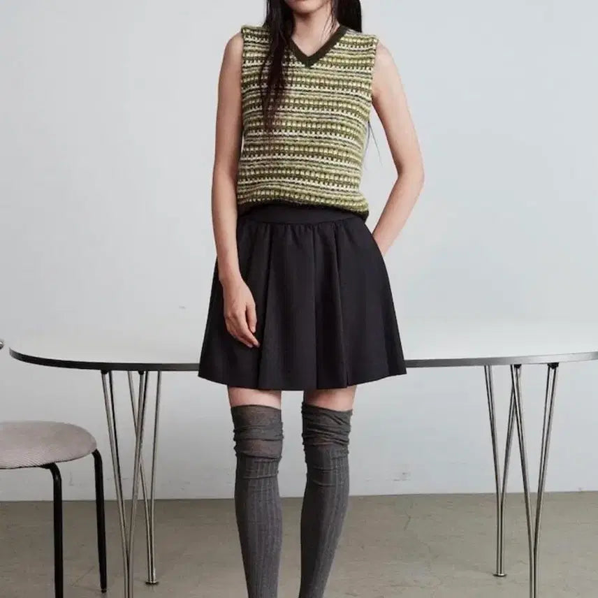 [BUNJANG] KUHO PLUS Flare Mini Skirt / 구호플러스 플레어 미니 스커트 새상품