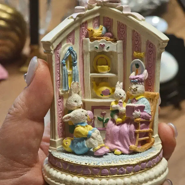 [BUNJANG] Vintage Rabbit Family Figurine / 빈티지 토끼 가족 피겨린