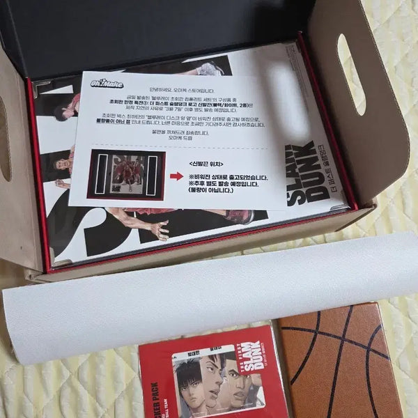 [BUNJANG] The First Slam Dunk Blu-ray Limited Edition Kaede Rukawa Tapestry Bundle Set / 더퍼스트 슬램덩크 블루레이 초회판 강백호 테피 일괄 양도