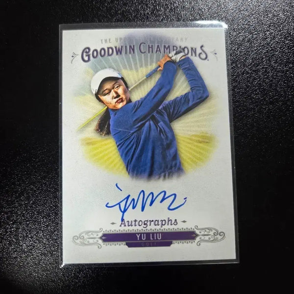 [BUNJANG] Goodwin Champions Yoo Liu Autographed Golf Card / 굿윈 챔피언스 유 리우 친필사인 골프 카드