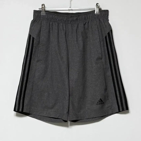 [BUNJANG] Adidas 3-Stripes Training Shorts Grey / 아디다스 삼선 트레이닝 반바지 그레이