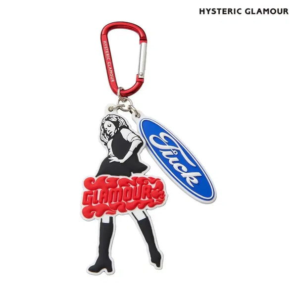 [BUNJANG] Hysteric Glamour Big Sister Graphic Keychain / 히스테릭 글래머 빅센걸 키홀더