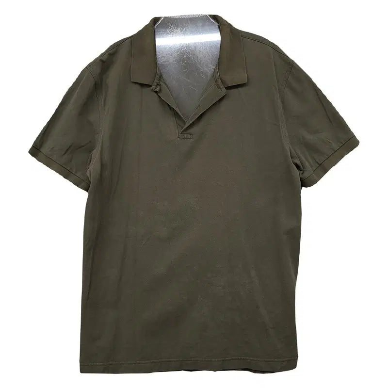 [BUNJANG] Giordano Men's Khaki Polo Shirt 100 / 지오다노 남성 캐주얼 카키 카라티 100