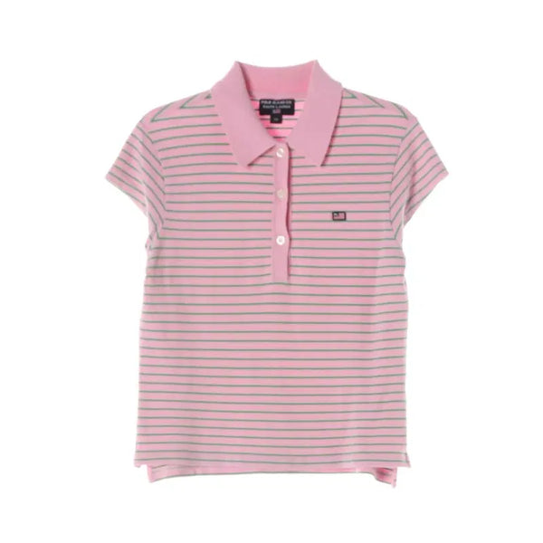 [BUNJANG] Polo Jeans Striped Collar T-Shirt / 폴로진스 스트라이프 카라티 90