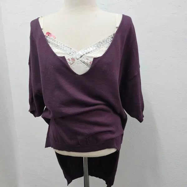 [BUNJANG] Virginia Italy Long Sleeve Cotton T-Shirt / VIRGINIA ITALY 긴팔 티 여 J6580