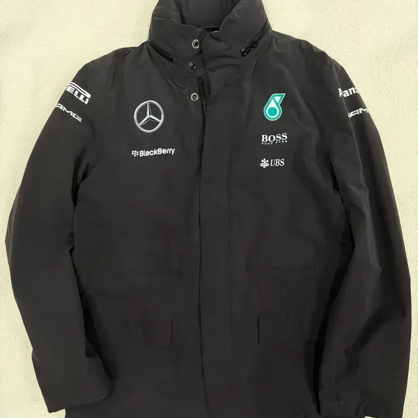 [BUNJANG] Mercedes-AMG Petronas F1 Team Rain Jacket / 메르세데스 AMG 페트로나스 F1팀 레인자켓