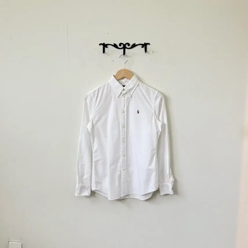 [BUNJANG] Polo Oxford White Shirt / 폴로 옥스포드 화이트 셔츠