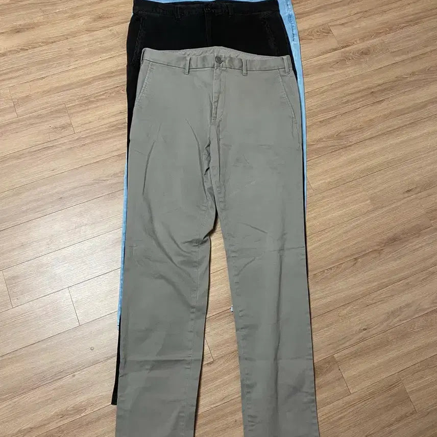 [BUNJANG] Men's Slim Fit Cotton Pants Bundle (34 Waist) / 남성용 바지 3장 34