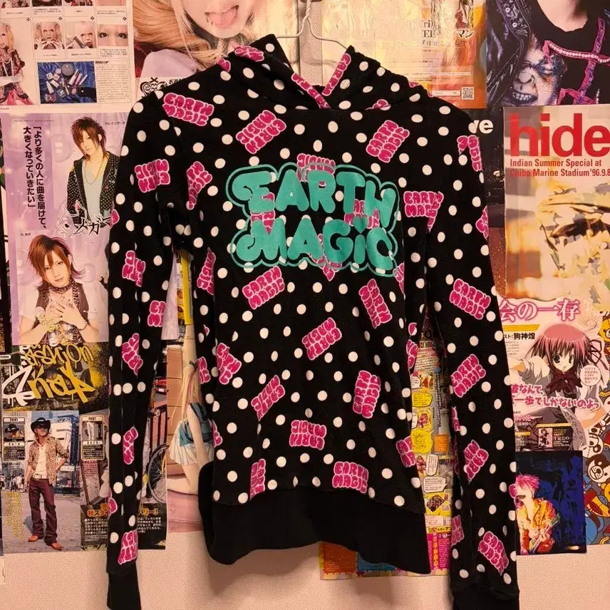 [BUNJANG] EARTHMAGIC Kitsch Gyaru Harajuku Hoodie / EARTHMAGIC키치갸루헤이세이하라주쿠후드티