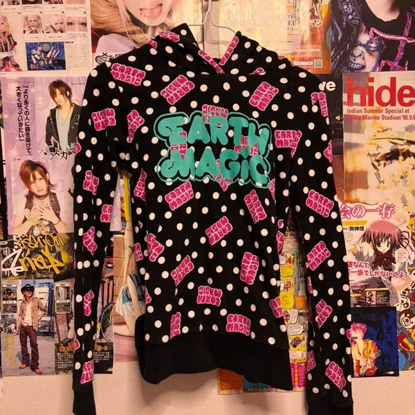 [BUNJANG] EARTHMAGIC Kitsch Gyaru Harajuku Hoodie / EARTHMAGIC키치갸루헤이세이하라주쿠후드티