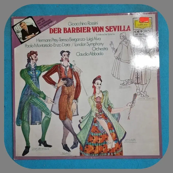 [BUNJANG] Claudio Abbado & London Symphony Orchestra: Rossini - Il Barbiere di Siviglia LP (German Pressing) / 로시니 서빌리아의 이발사 LP NM/NM 독일반