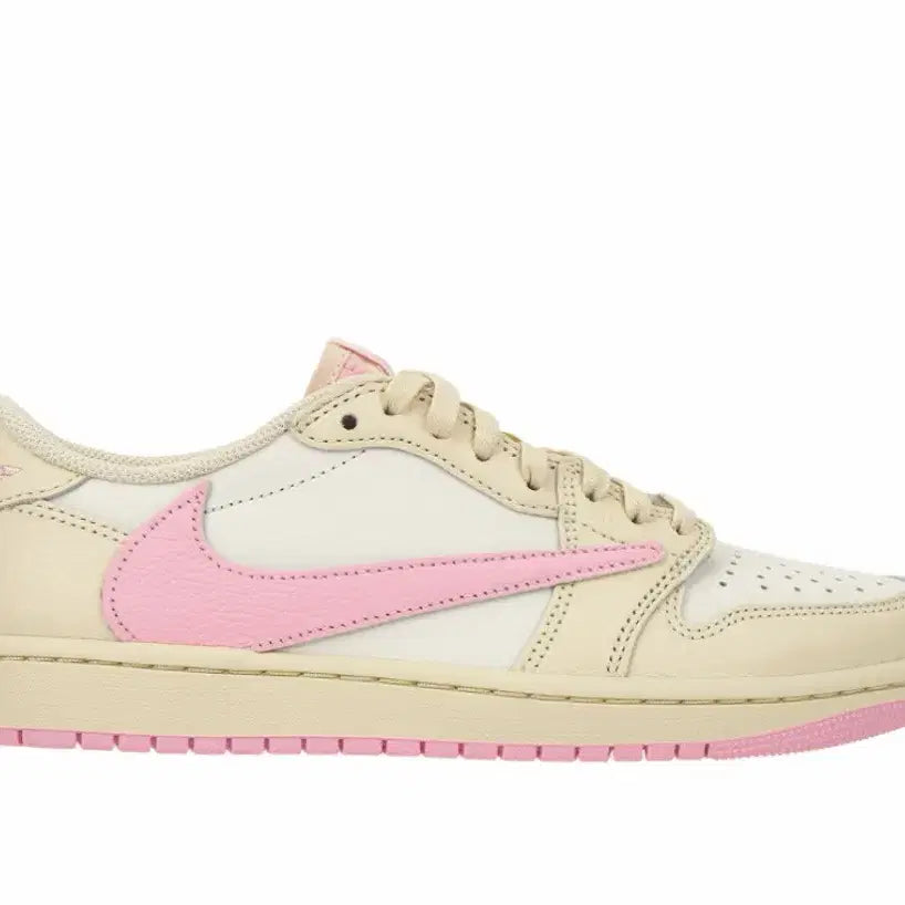 [BUNJANG] Air Jordan 1 Retro Low OG Travis Scott 'Shy Pink' US 8 / 조던 1 x 트래비스 스캇 레트로 로우 OG  샤이 핑크 / 260