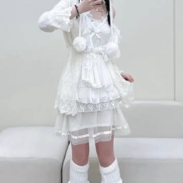 [BUNJANG] Cruciani White Fairy Set / 크루빈티지 화이트 페어리 세트