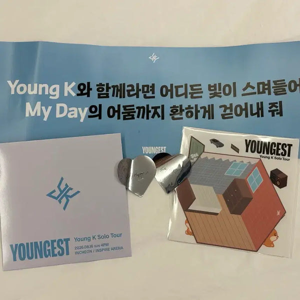 [BUNJANG] DAY6 Young K Solo Concert Last Day Entry Gift & Confetti Bundle Set / (일괄) 데이식스 영케이 솔콘 막콘 입장기프트 / 영케이 컨페티