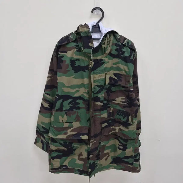 [BUNJANG] Korean Army Vintage Ski Parka Shell Combat Uniform / 육군 구형 스키파카 외피 전투복