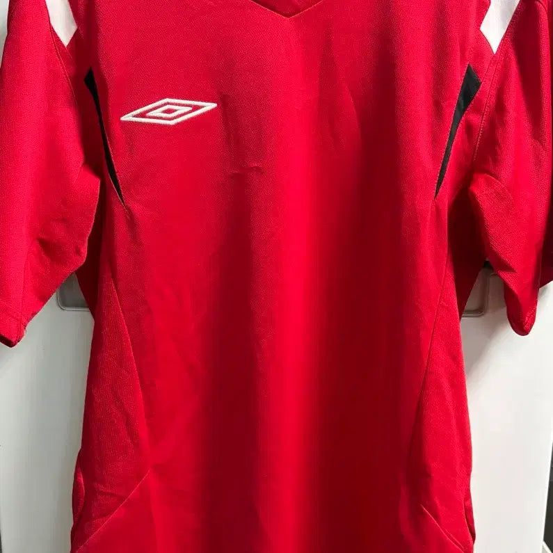 [BUNJANG] Umbro Training Red Short Sleeve Jersey / 엄브로 축구 유니폼 레드