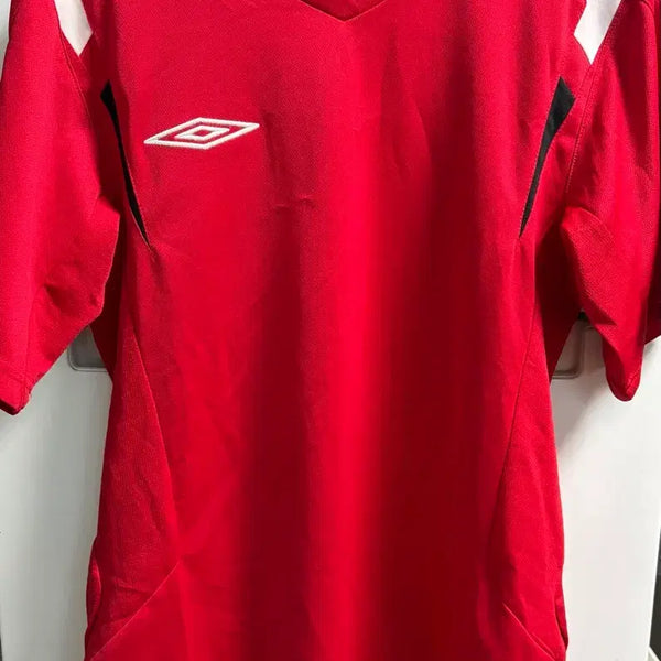 [BUNJANG] Umbro Training Red Short Sleeve Jersey / 엄브로 축구 유니폼 레드