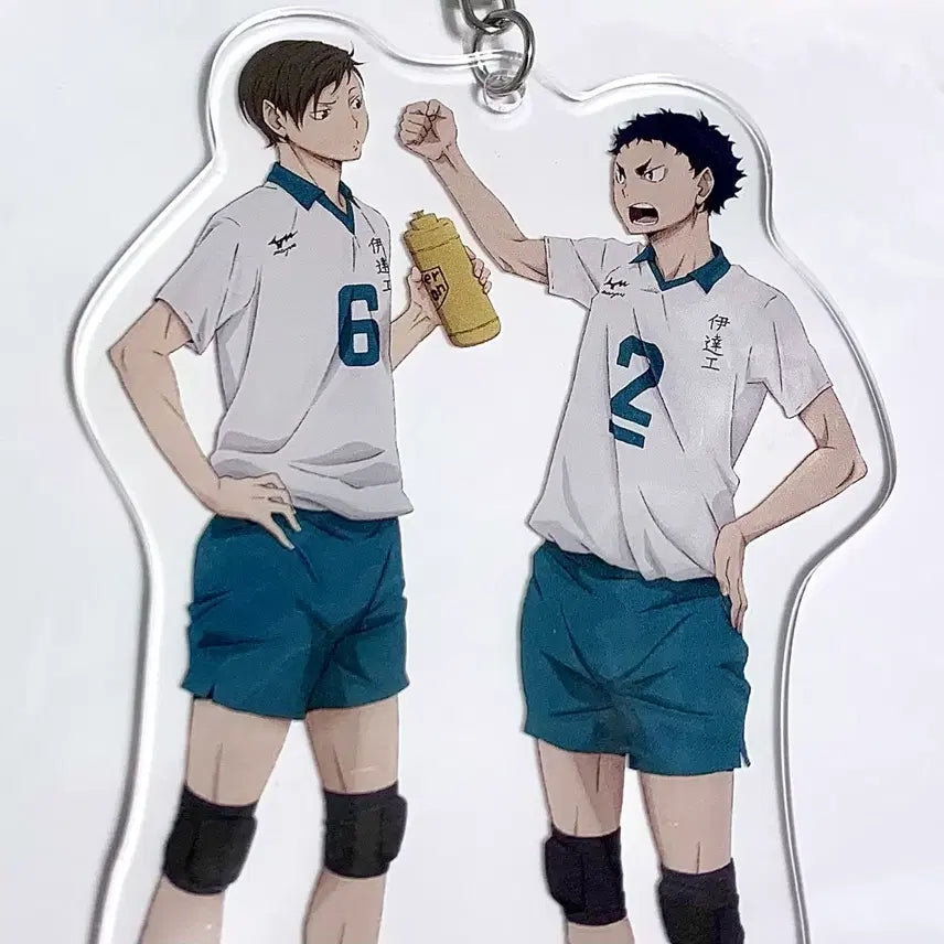 [BUNJANG] Haikyu!! Date Tech High School Futakuchi Moniwa Kaname Acrylic Keyring / 하이큐)아크릴)키링) 다테공고 후타쿠치 모니와 카나메